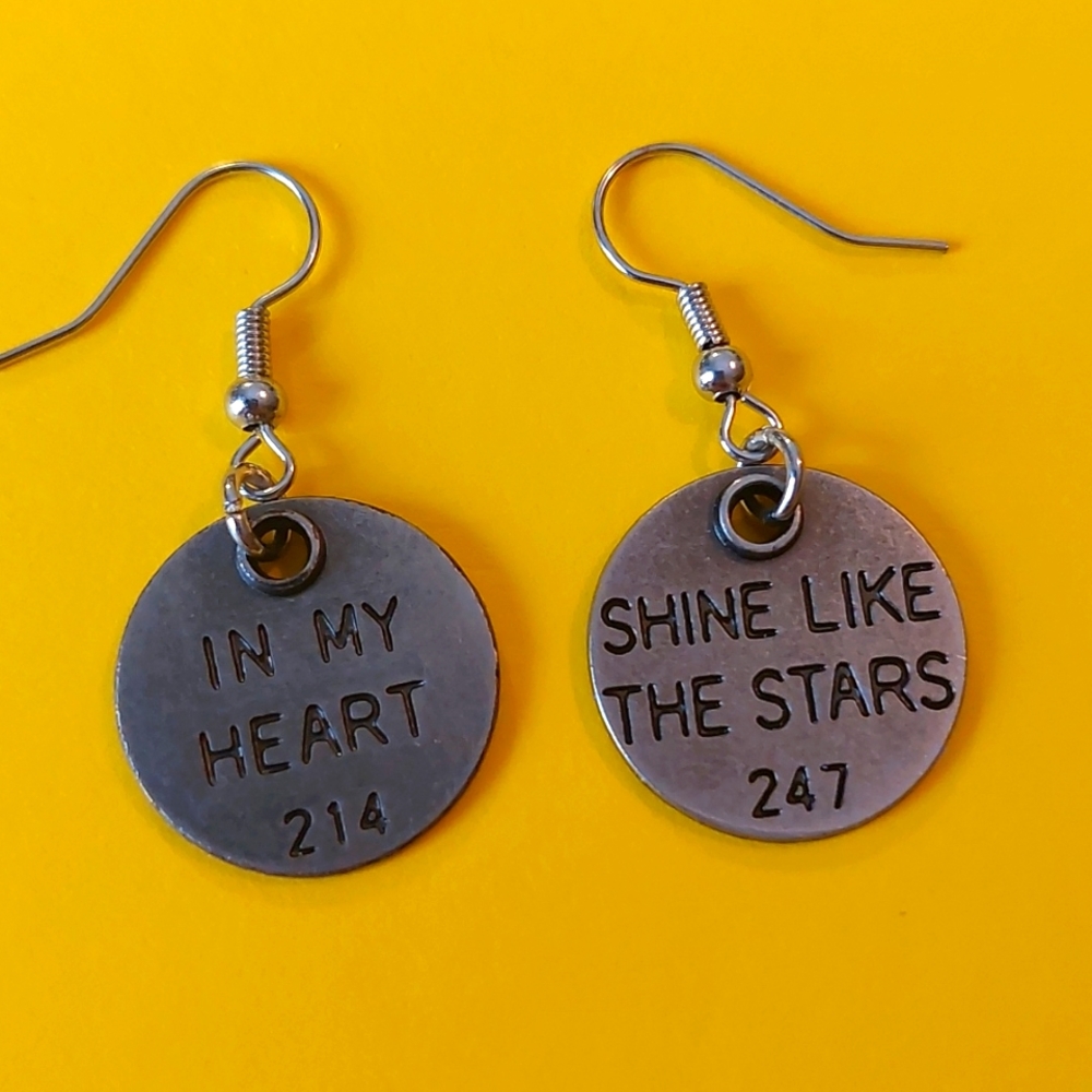 NWOT Handmade Metal Earrings